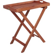 Gartentisch >Dallas< in brau aus Holz - 67x74x42cm...