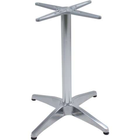 Tischgestell >Brenta< in silber aus Aluminium - 60x70x66cm (BxHxT)
