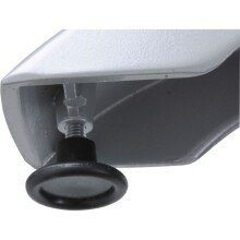 Tischgestell >Brenta< in silber aus Aluminium -...