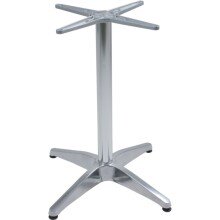 Tischgestell >Brenta< in silber aus Aluminium -...
