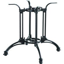 Tischgestell >Battle< in schwarz aus Aluminium -...