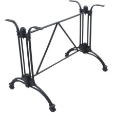 Tischgestell >Morena< in Schwarz aus Aluminium -...