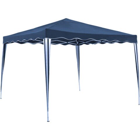 Pavillon >Nil< in blau aus Polyester - 300x300cm (BxH)