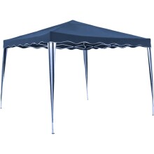 Pavillon >Nil< in blau aus Polyester - 300x300cm (BxH)