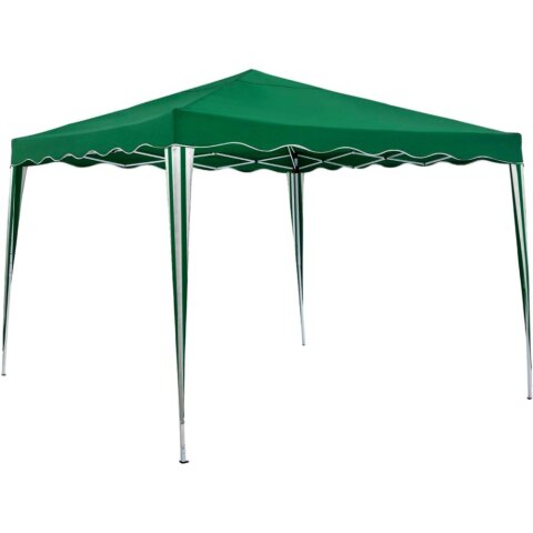 Pavillon >Nil< in grün aus Polyester - 300x300cm (BxH)