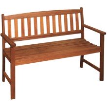 Sitzbank >Promotion< in braun / holzoptik aus Holz...