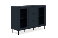 Kommode >Caracas< in Navy blau - 120x90x40cm (BxHxT)