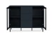 Kommode >Caracas< in Navy blau - 120x90x40cm (BxHxT)