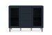 Kommode >Caracas< in Navy blau - 120x90x40cm (BxHxT)