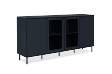 Sideboard >Caracas< in Navy blau - 180x90x40cm (BxHxT)