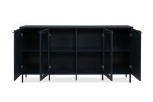 Sideboard >Caracas< in Navy blau - 180x90x40cm (BxHxT)
