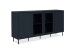 Sideboard >Caracas< in Navy blau - 180x90x40cm (BxHxT)