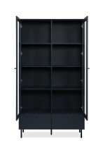 Stauraumvitrine >Caracas< in Navy blau -...