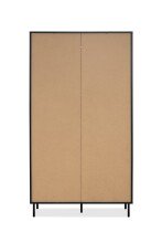 Stauraumvitrine >Caracas< in Navy blau - 100x183x40cm (BxHxT)