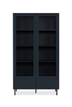 Stauraumvitrine >Caracas< in Navy blau -...