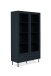 Stauraumvitrine >Caracas< in Navy blau - 100x183x40cm (BxHxT)