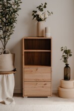 Regal >Fyn< in Artisan Oak - 46x96,5x33,5cm (BxHxT)