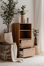 Regal >Fyn< in Artisan Oak - 46x96,5x33,5cm (BxHxT)