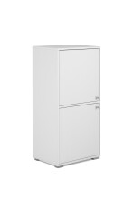 Aktenschrank >Fyn< in weiß - 46x96,5x33,5cm...