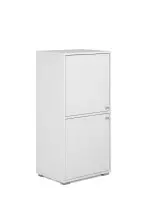 Aktenschrank >Fyn< in weiß - 46x96,5x33,5cm...