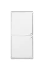 Aktenschrank >Fyn< in weiß - 46x96,5x33,5cm...