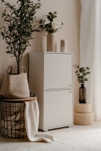 Aktenschrank >Fyn< in weiß - 46x96,5x33,5cm (BxHxT)