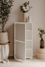 Aktenschrank >Fyn< in weiß - 46x96,5x33,5cm (BxHxT)