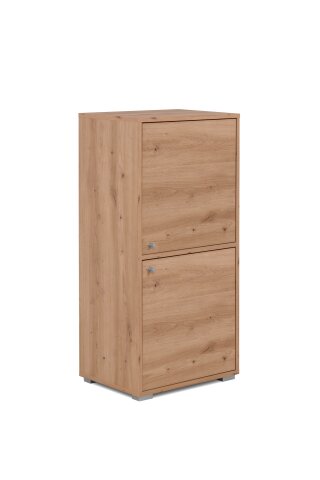 Aktenschrank >Fyn< in Artisan Oak - 46x96,5x33,5cm (BxHxT)