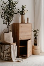 Aktenschrank >Fyn< in Artisan Oak - 46x96,5x33,5cm (BxHxT)
