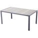 Gartentisch >Olivia< in Braun aus Kunststoff, Aluminium - 90x72cm (BxH)