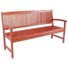 Gartenbank >Stockholm< in braun aus Holz -...