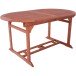 Gartentisch >Stockholm< in holzfarben aus Holz - 150x74x90cm (BxHxT)