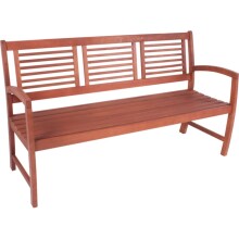 Gartenbank >Madison< in braun / holzoptik aus Holz...