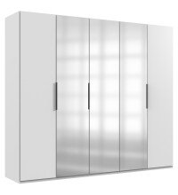 Falttürenschrank >Everly< in weiß -...