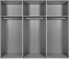 Falttürenschrank >Everly< in Graphit - 300x216x58cm (BxHxT)