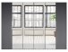 Falttürenschrank >Everly< in Graphit - 300x216x58cm (BxHxT)