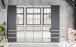 Falttürenschrank >Everly< in Graphit - 300x216x58cm (BxHxT)