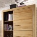 Wohnwand >Hartfort< in Wildeiche aus Holzwerkstoff - 349,3x200x46,8cm (BxHxT)