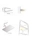 LED Glaskantenbeleuchtung >Hartford< in Kalt Weise - 6x1,1x2,2 (BxHxT)