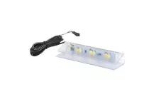 LED Glaskantenbeleuchtung >Hartford< in Kalt Weise...