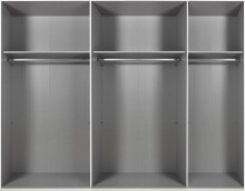 Schwebetürenschrank >Andorra< in Graphit / Artisan Eiche - 250x216x65cm (BxHxT)