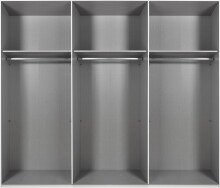Schwebetürenschrank >Andorra< in Graphit / Artisan Eiche - 300x216x65cm (BxHxT)