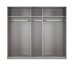 Drehtürenschrank >Andorra< in Graphit / Artisan-Eiche - 250x216x58cm (BxHxT)