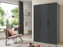 Drehtürenschrank >Andorra< in Graphit -...