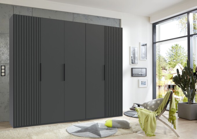 Falttürenschrank >Everly< in weiß - 300x216x58cm (BxHxT), 939,95 €