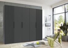Drehtürenschrank >Andorra< in Graphit -...