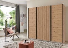 Schwebetürenschrank >Andorra< in Artisan Eiche...