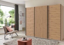 Schwebetürenschrank >Andorra< in Artisan Eiche...