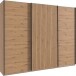 Schwebetürenschrank >Andorra< in Artisan Eiche - 300x216x65cm (BxHxT)