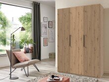 Drehtürenschrank >Andorra< in Artisan Eiche -...